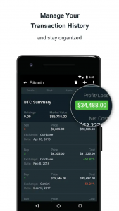 blockfolio bitcoin / altcoin app история транзакций