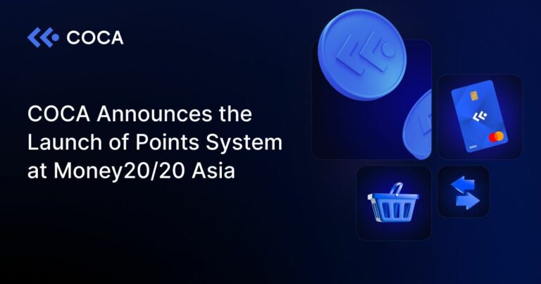 COCA объявляет о запуске системы баллов на Money20/20 Asia