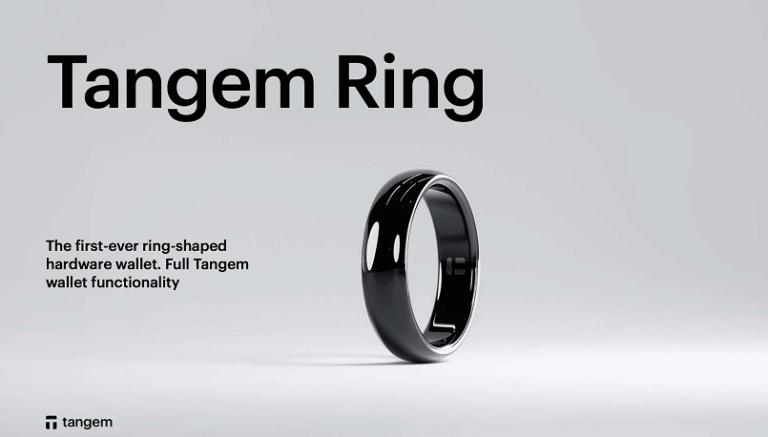Компания Tangem представила криптокошелек в виде кольца