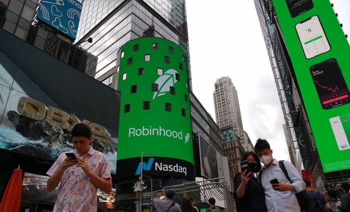 Доход Robinhood от торговли криптовалютами вырос на 161%