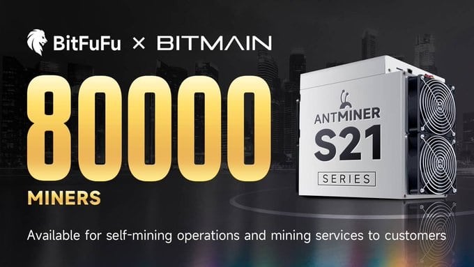 BitFuFu планирует купить до 80 000 биткоин-майнеров